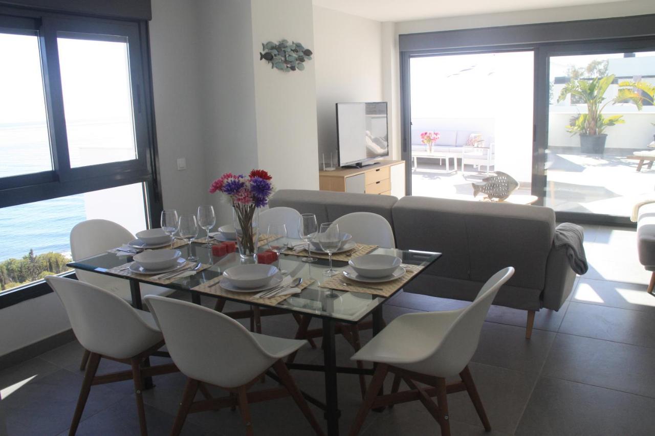 Sunny Penthouse Beach Apartment With Panoramic Views Almunecar Exterior foto