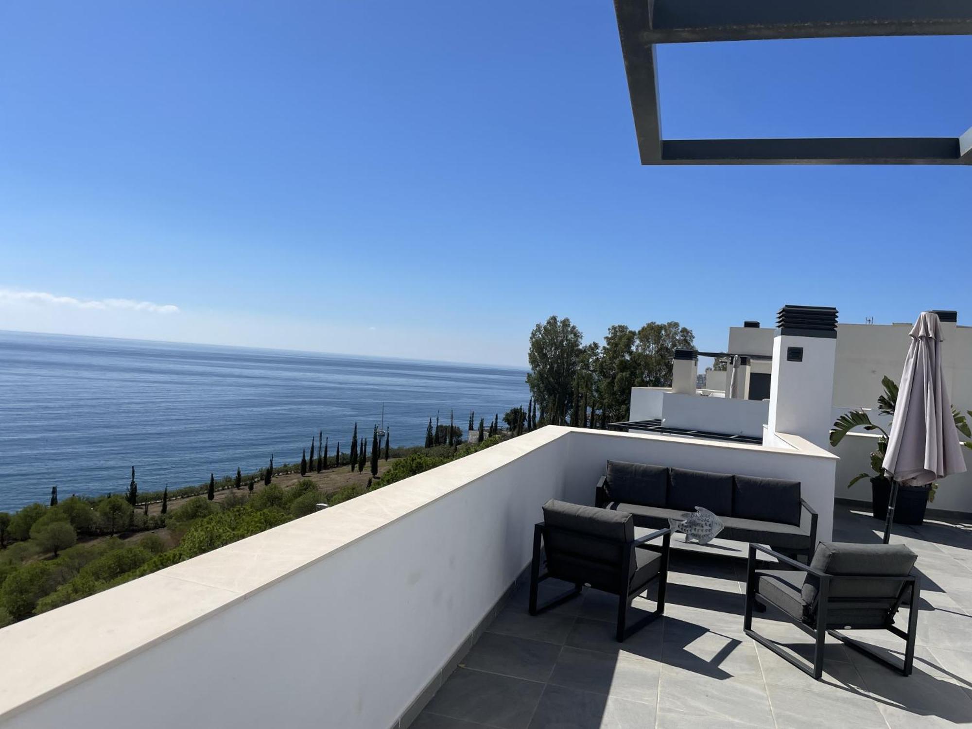 Sunny Penthouse Beach Apartment With Panoramic Views Almunecar Exterior foto